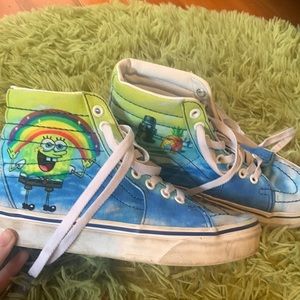 Limited edition, SpongeBob, vans, high tops sneakers
